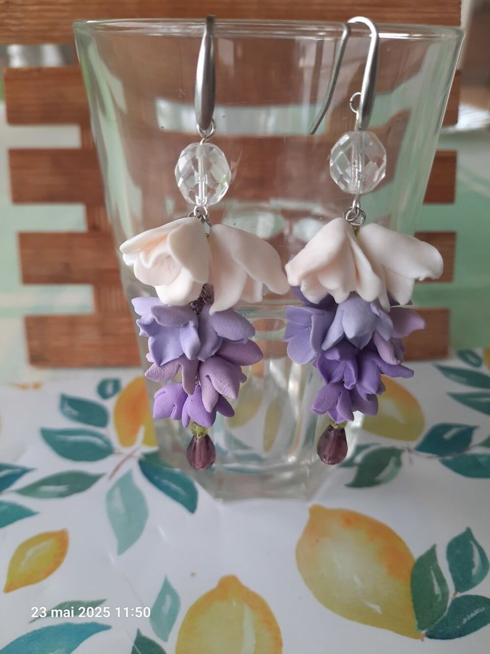 Boucles d oreilles Lilas Bijoux et montres