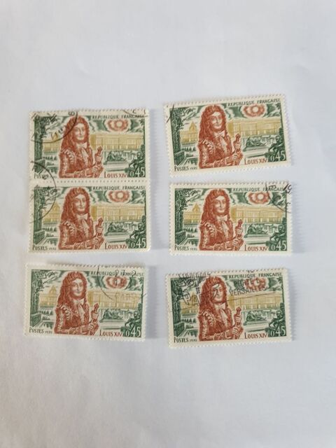 Timbre france Louis XIV 1970 - lot 0.60 euro 0 Marseille 9 (13)