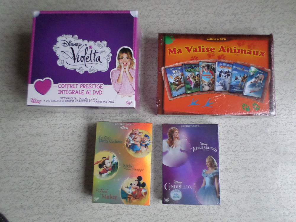 Coffrets disney - violetta - et dvd enfants neufs ( envoi po DVD et blu-ray