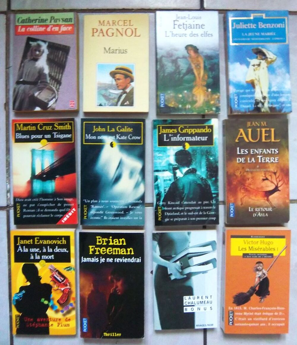 1LOT DE 48 LIVRES GENRE LE LIVRE DE POCHE - J'AI LU - POCKET Livres et BD