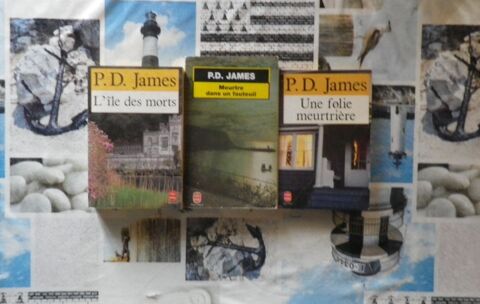 3 P.D. JAMES thrillers poche (ou à l'unité) 3 Bubry (56)