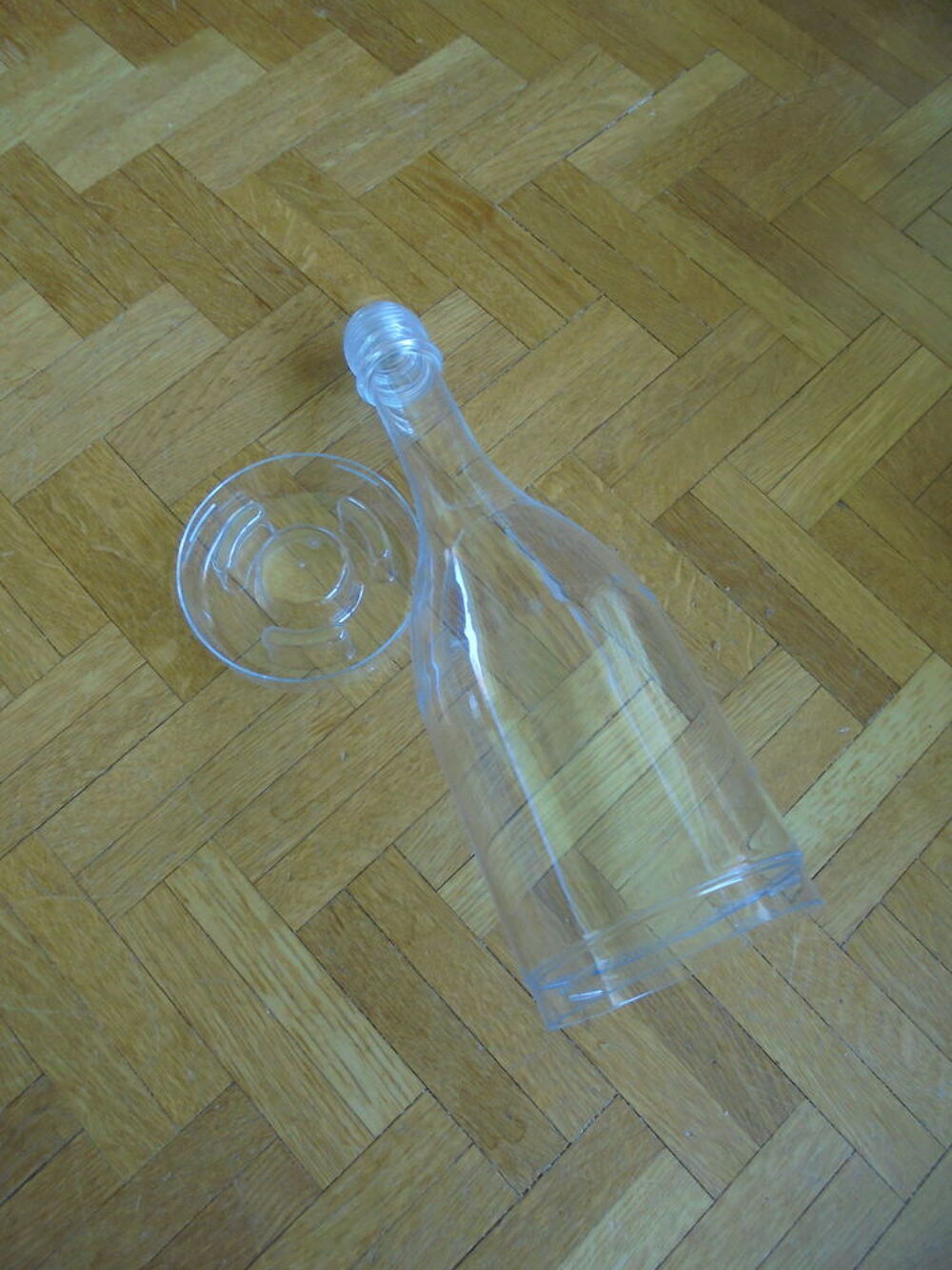 Bouteilles Champagne plastique Décoration