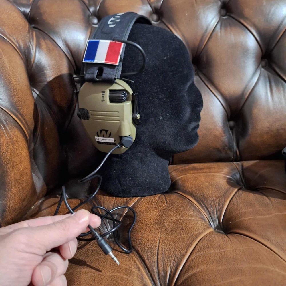 Casque anti-bruit &eacute;lectronique tir sportif, chasse, travaux Bricolage