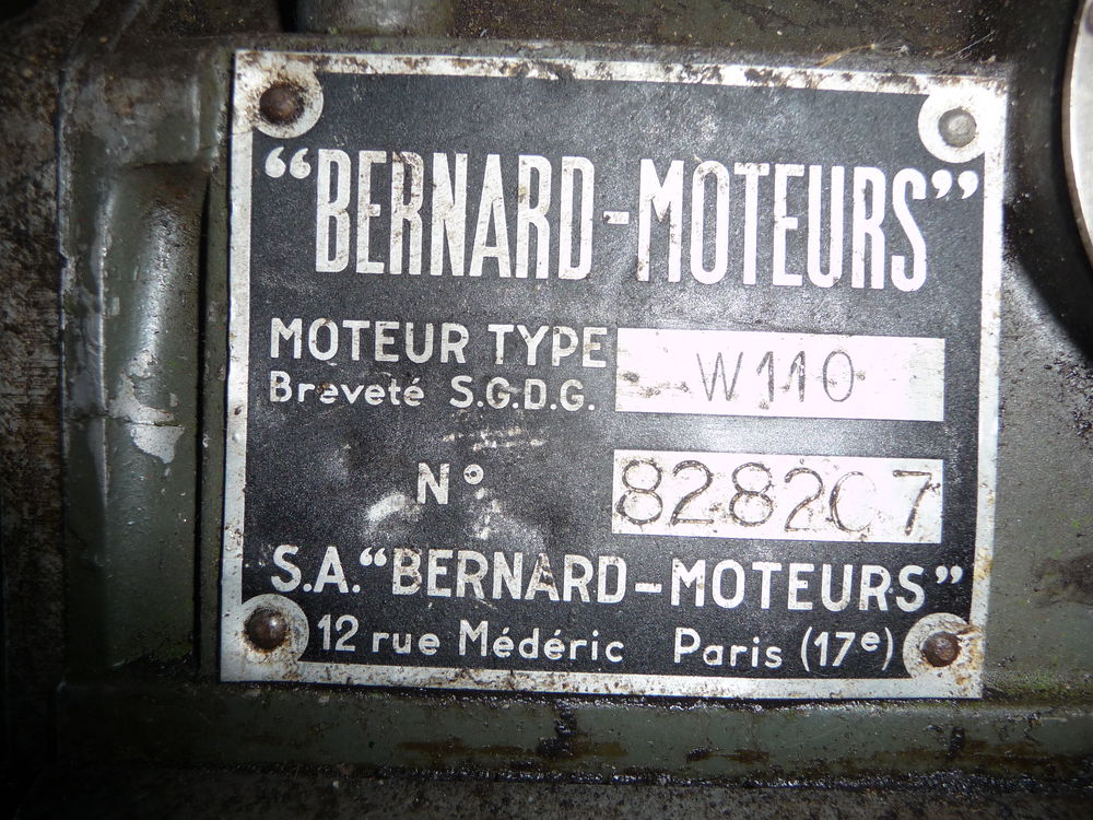 Moteur Bernard Bricolage