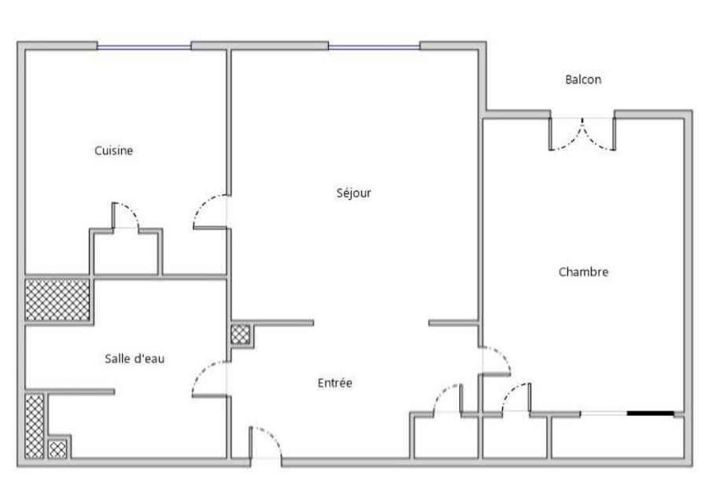 Appartement 2 pièces 60 m² · à Grenoble · 60 m² · 223 000 €
