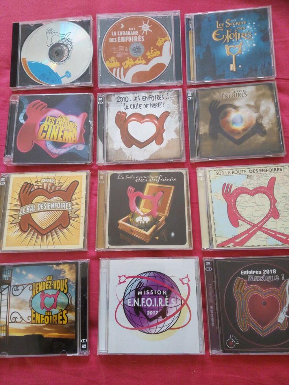 DOUBLE CD DES ENFOIRES CD et vinyles
