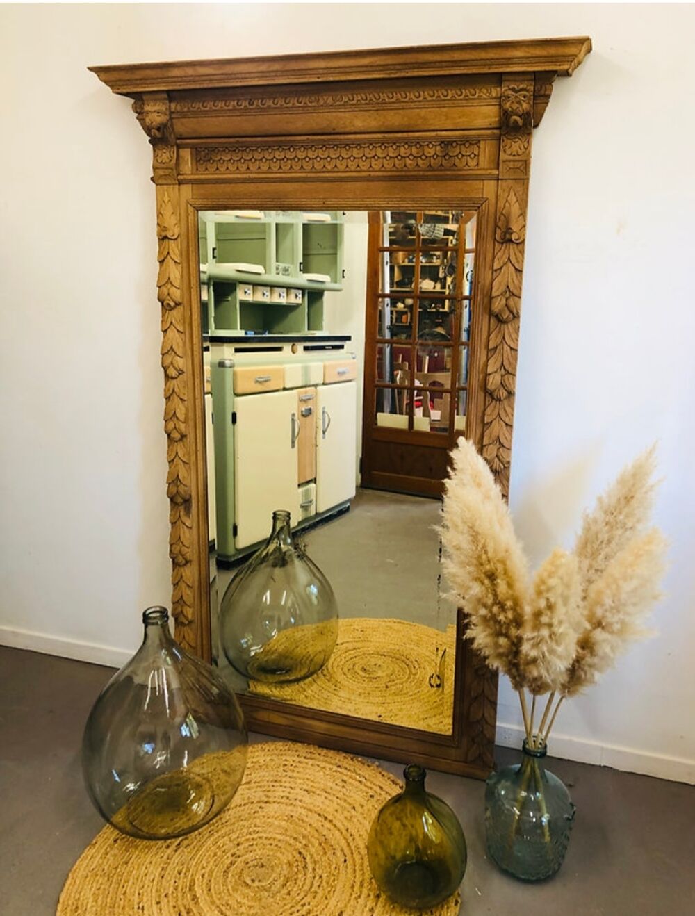 Trumeau en bois massif Meubles
