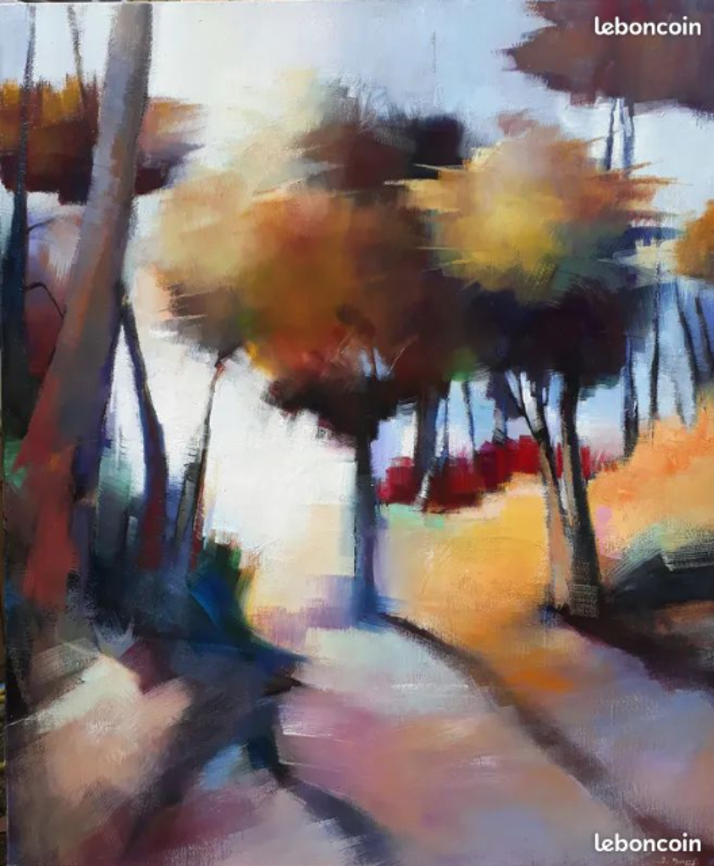 Tableau Alain Maupuy "Frisson d'automne" Décoration