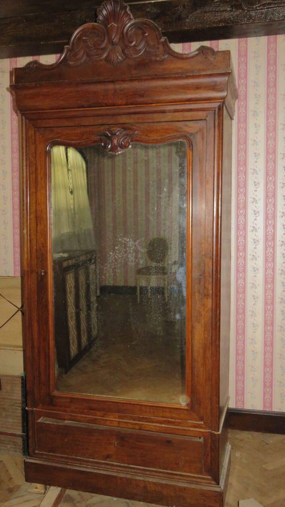 armoire ancienne avec glace Meubles