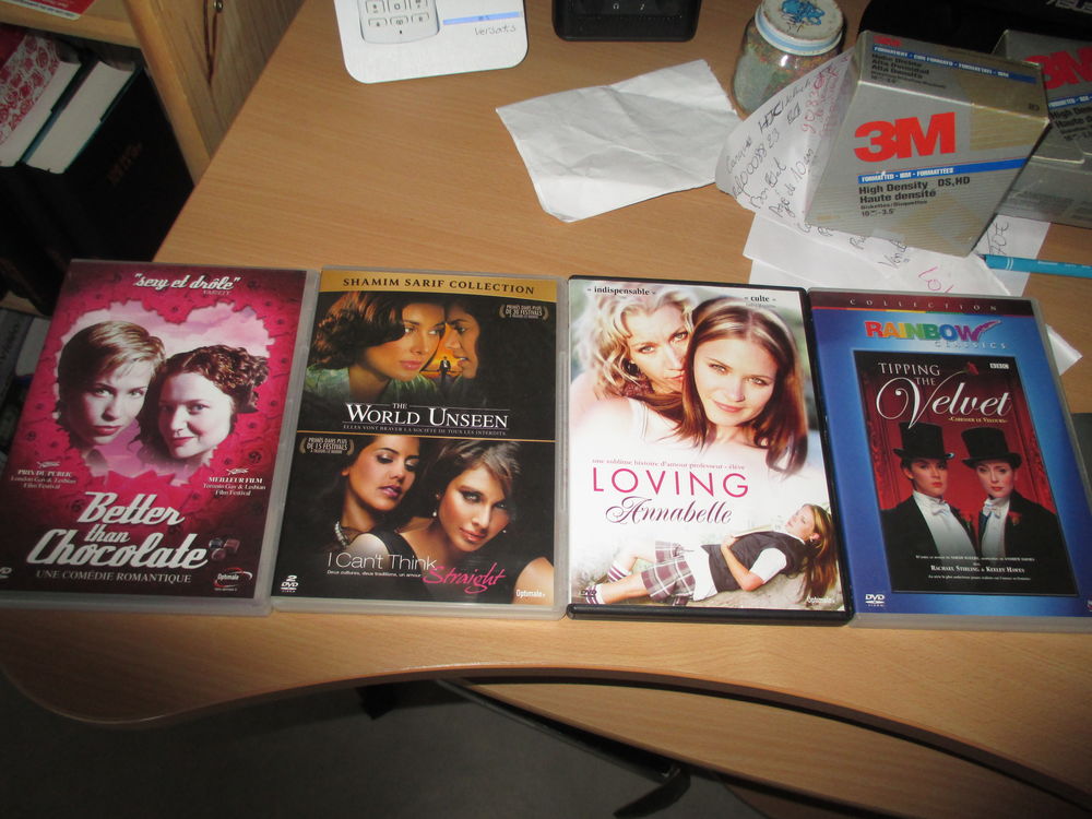 A VENDRE LOT DE 5 DVD FILMS LESBIENS OPTIMALE
DVD et blu-ray