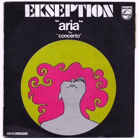 EKSEPTION - 45t SP - ARIA (J.S. BACH) / CONCERTO (TCHAIKOVSK 3 Tourcoing (59)