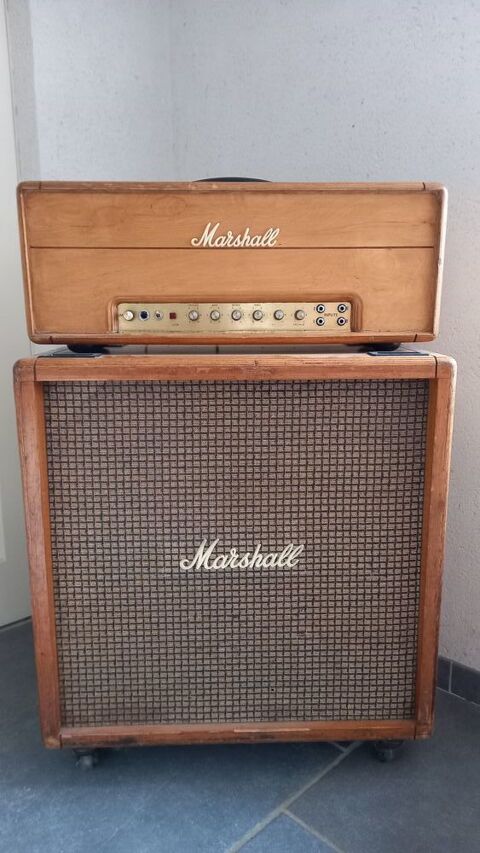   Ampli Marshall Super Lead 100 watts anne 1971, 