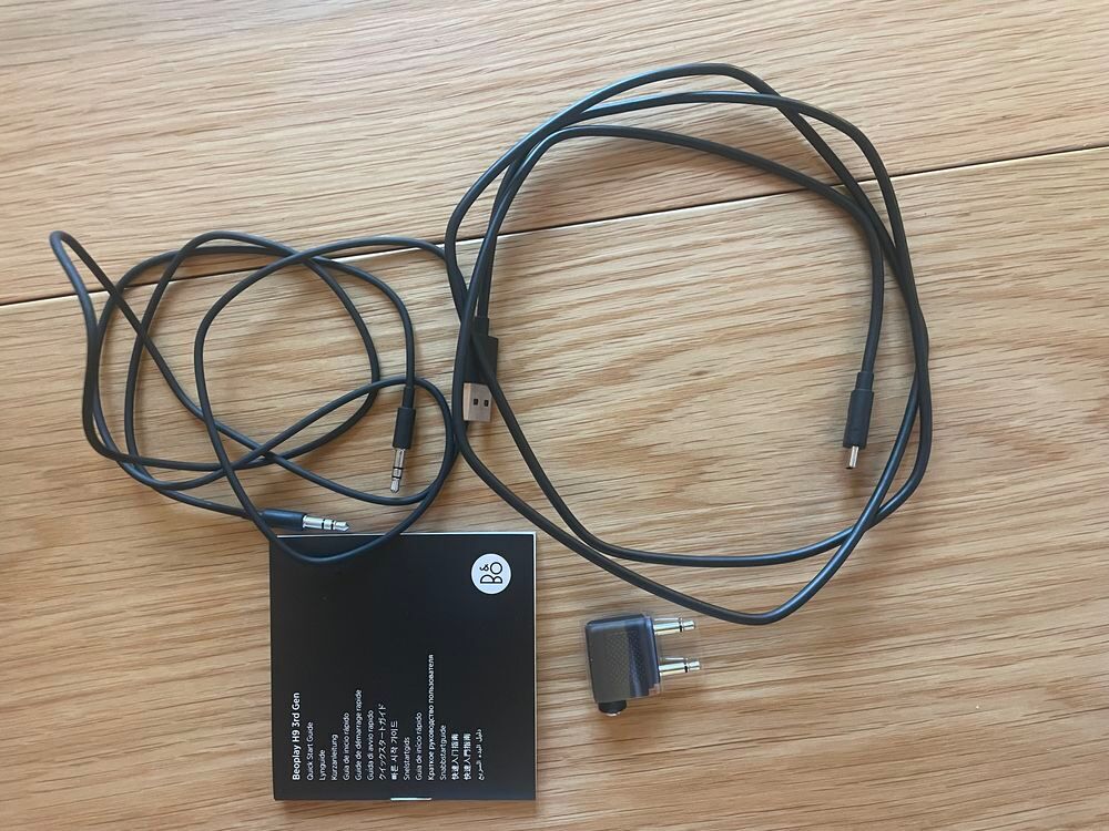 Casque Bang&amp;Olufsen H9 3eme g&eacute;n&eacute;ration, cuir noir mat Audio et hifi