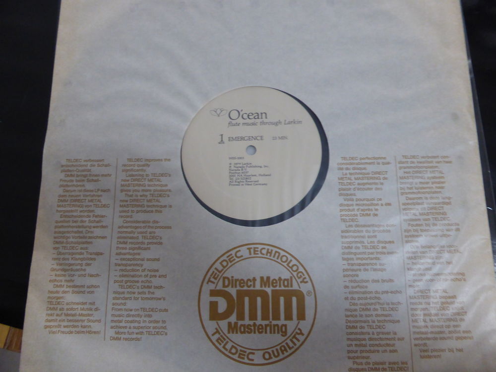 Disque Vinyle 33 Tours LARKIN - O'cean (oh-see-on) CD et vinyles