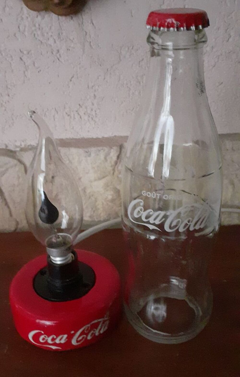 Lampe d&eacute;co Coca-Cola ? Bouteille vintage lumineuse Décoration