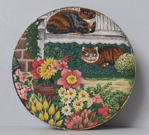 Boite en tissu aux motifs de chats 6 Metz (57)