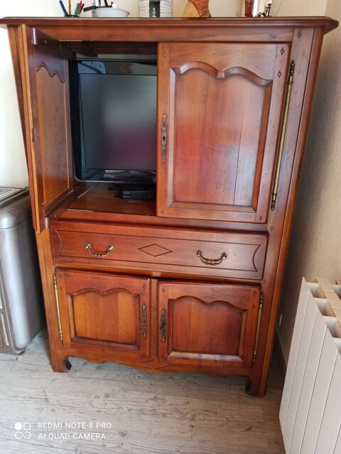 Meuble t�l� en bois massif 60 Firminy (42)