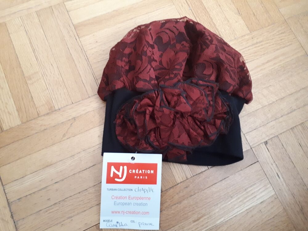 Turban bonnet NEUF NJ CREATION Vêtements