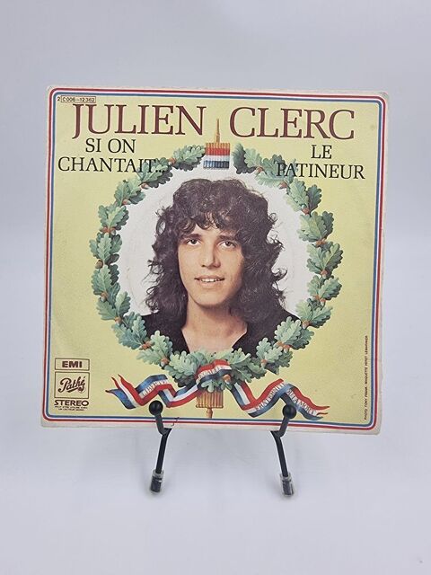 Vinyle 45 tours Julien Clerc : Si on Chantait? / Le Patineur 1 Vulbens (74)