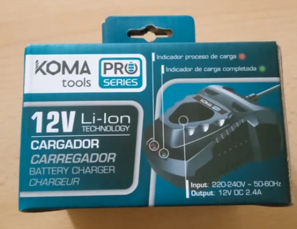 Chargeur Rapide Koma Tools Pro Series 12V Li-Ion Electroménager