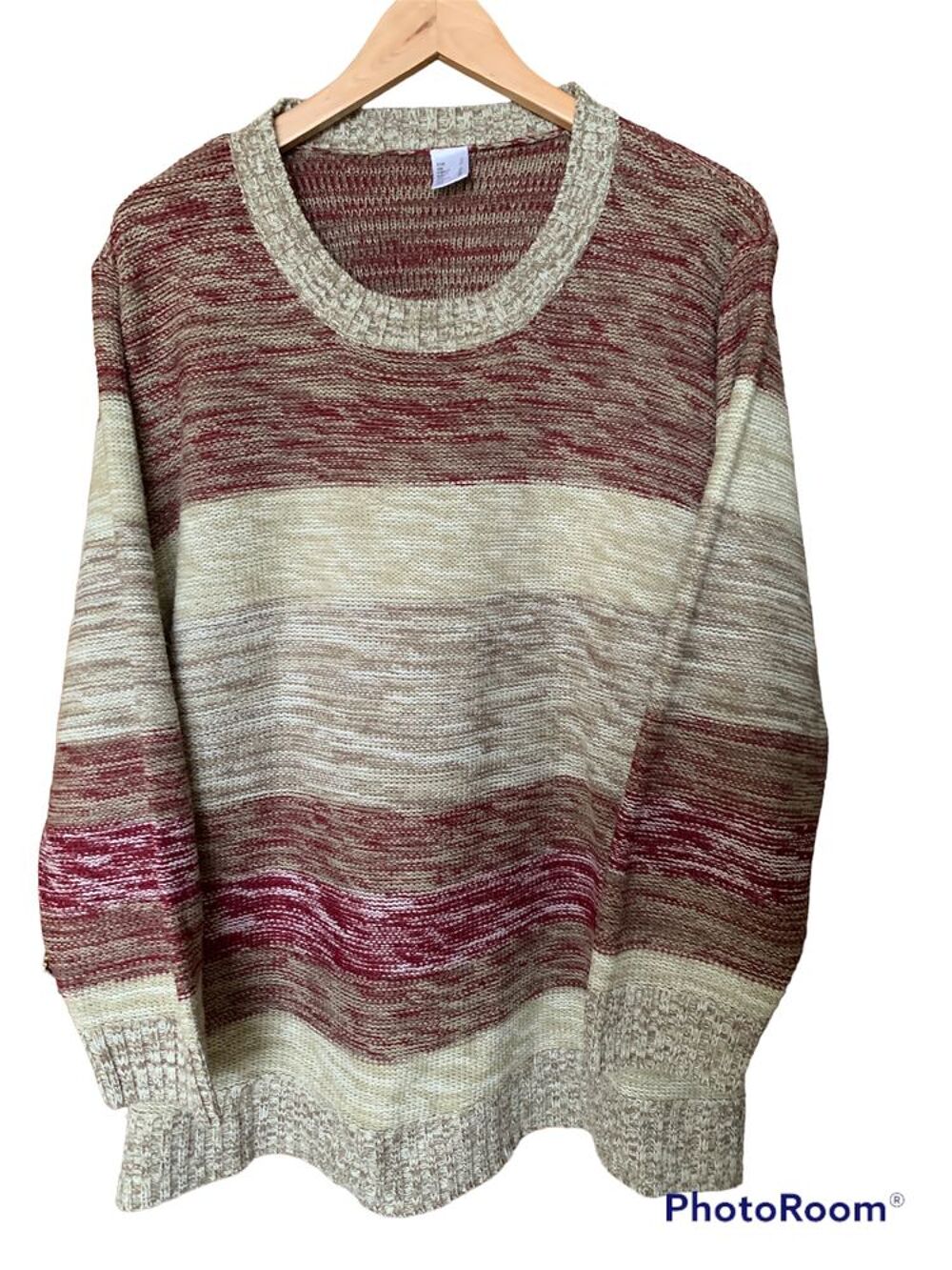 pull col rond grande taille Vêtements