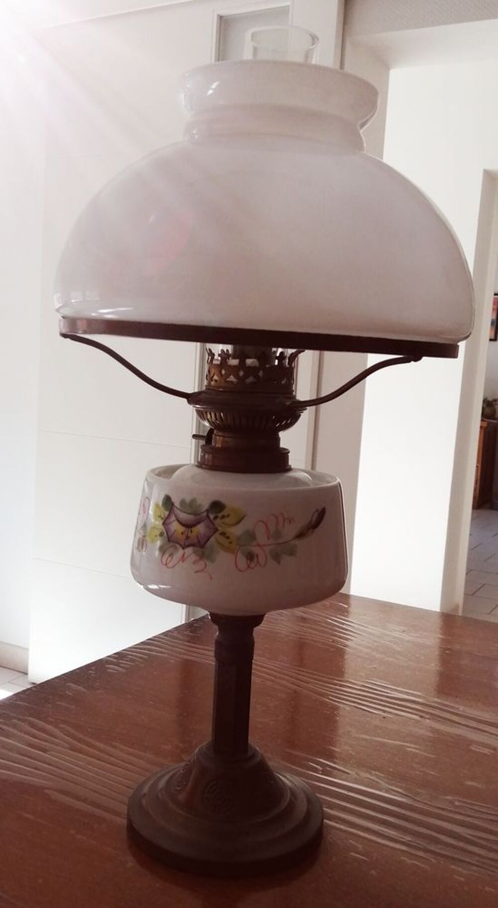 LAMPE &Agrave; P&Eacute;TROLE ANCIENNE Décoration