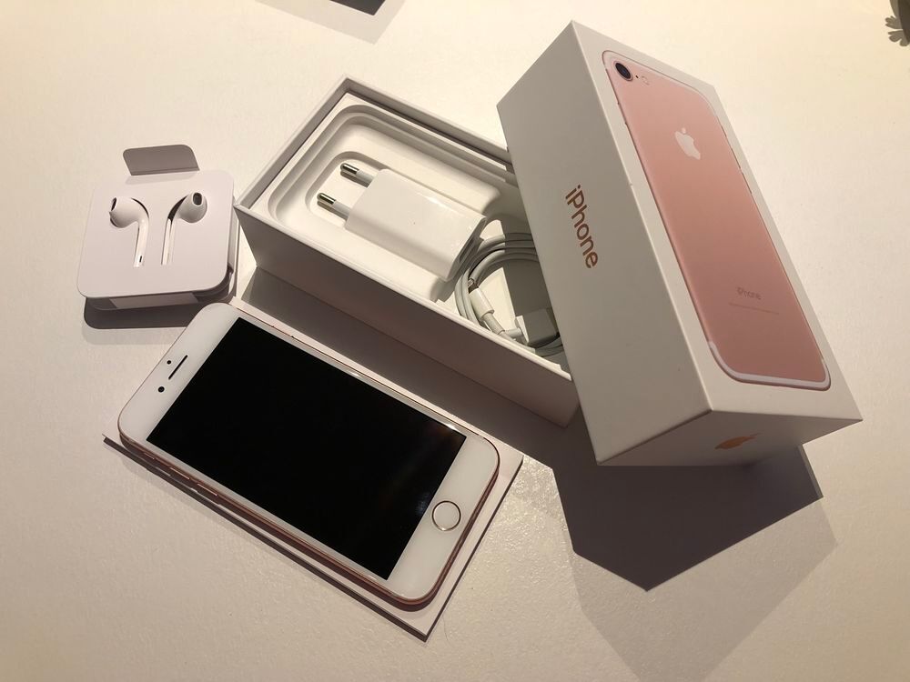iphone 7 rose gold 128 giga en excellent &eacute;tat . Téléphones et tablettes