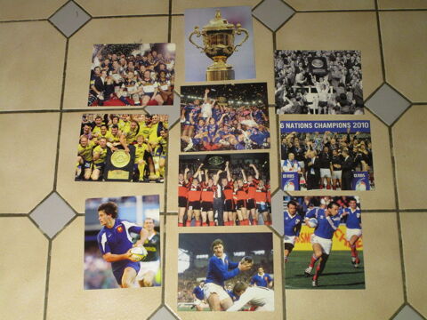 LOT VIEILLE CARTE COLLECTION RUGBY 12 Villepinte (93)