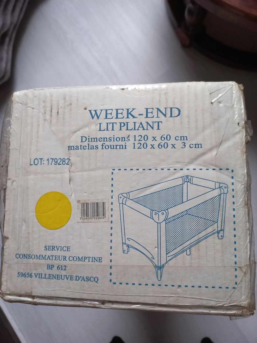 Lit pliant enfant Weekend et matelas
Mobilier enfants