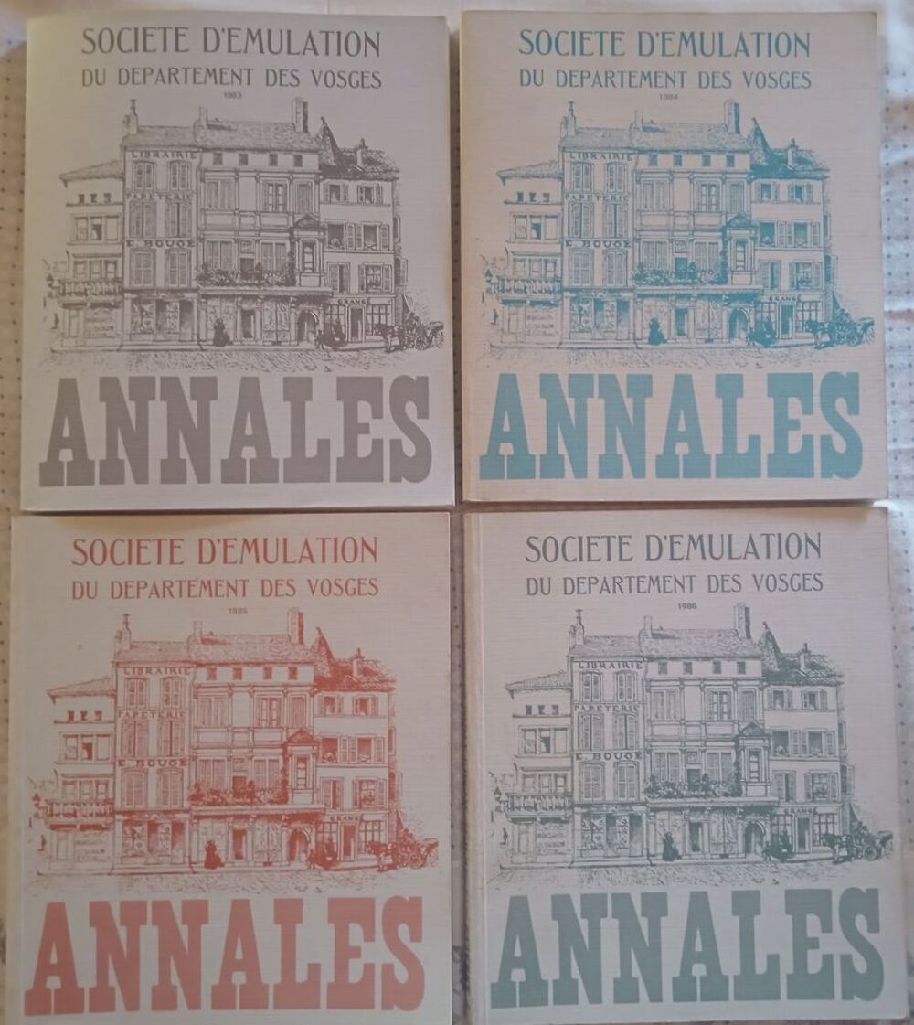 Annales de la Soci&eacute;t&eacute; d"&eacute;mulation du D&eacute;partement des Vosges Livres et BD