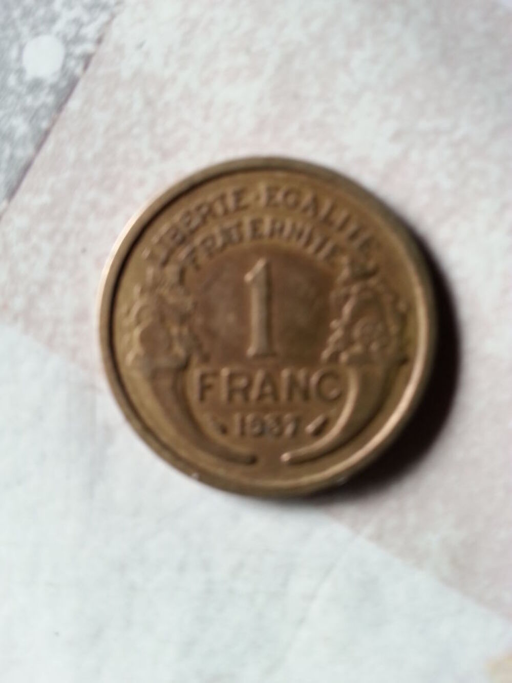 1 franc cupro 