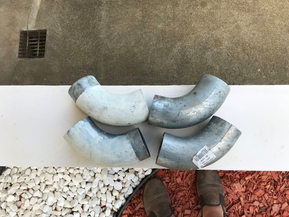 de coude zinc pour goutti&egrave;res Bricolage