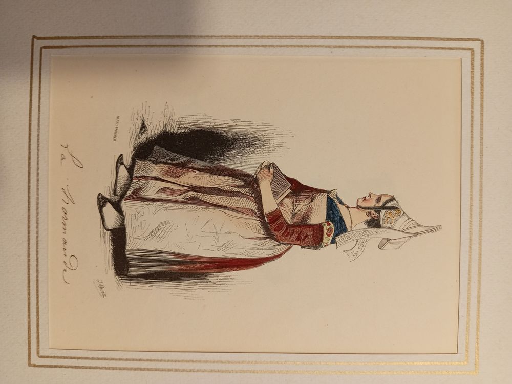 GRAVURES ORIGINALES de 1830 COSTUMES REGIONAUX 
