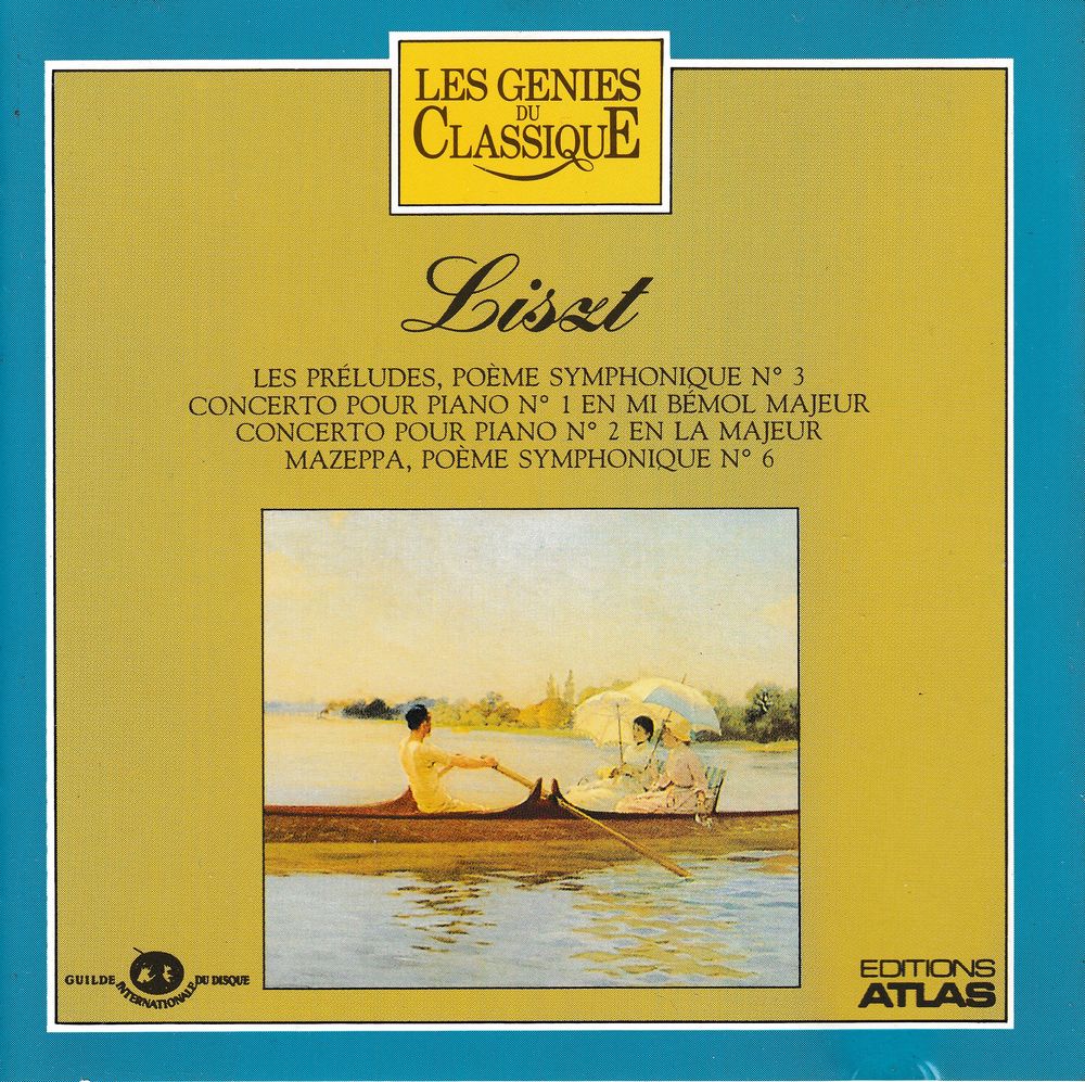CD Liszt Les Pr&eacute;ludes, Concerto Pour Piano N&deg;1 &amp; N&deg;2 Mazeppa CD et vinyles
