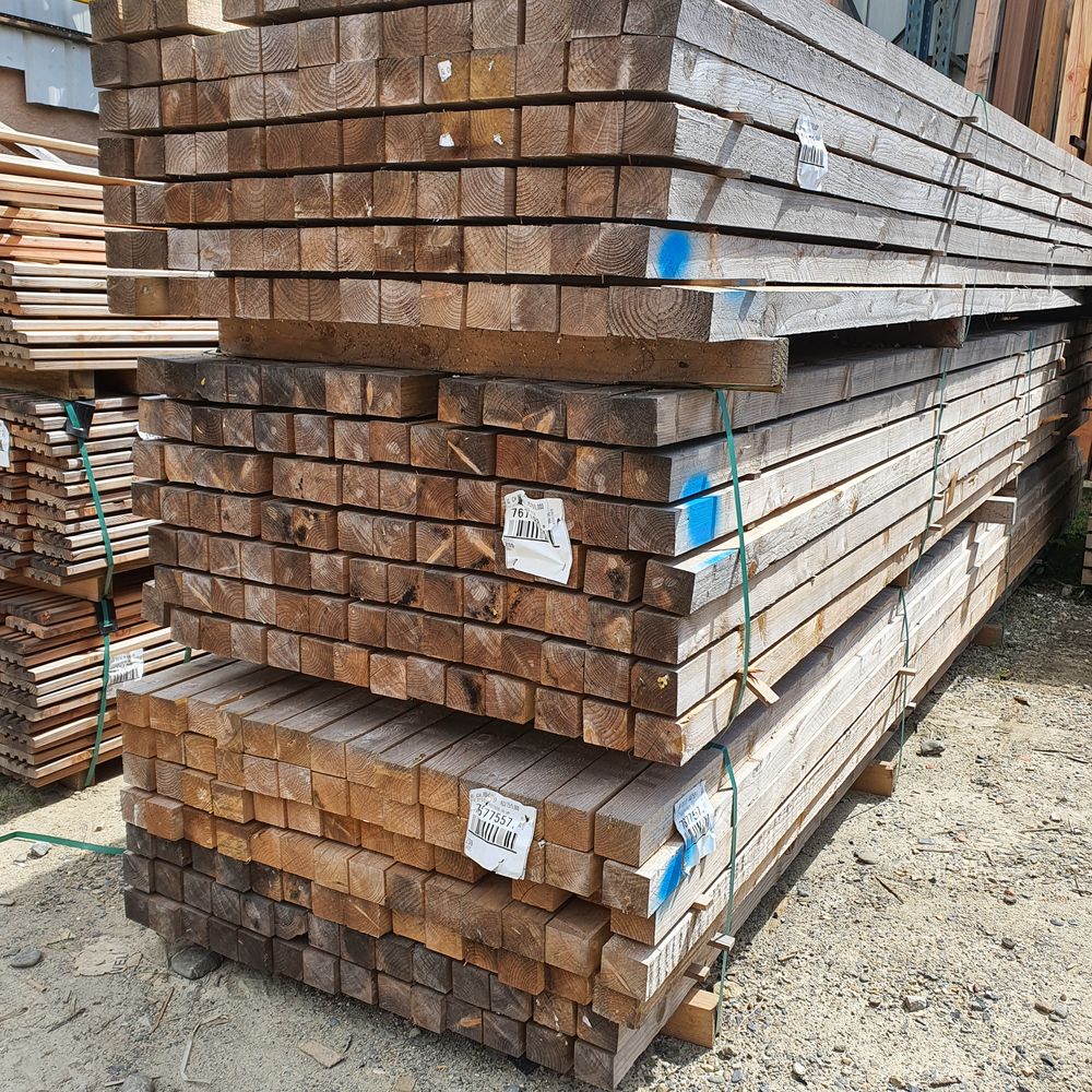 Chevrons 75 x 75 mm 2 Longueurs en 3m ou 5m Bricolage