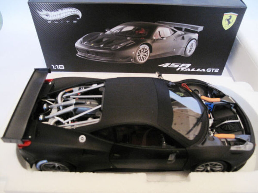 Ferrari 458 GT2 LM Black mat edition Elite 1/18 