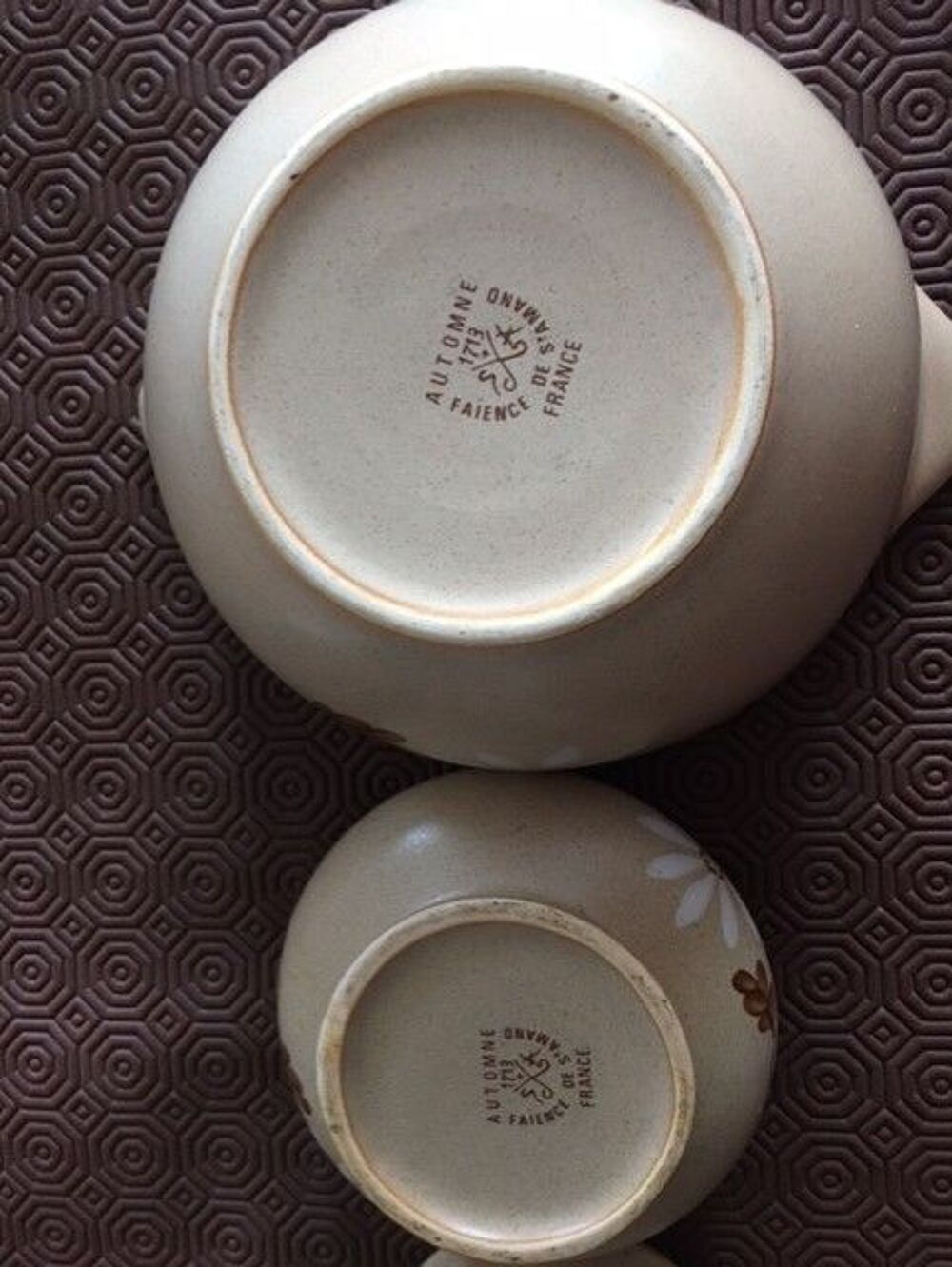 Ensemble de plats en gr&egrave;s Cuisine