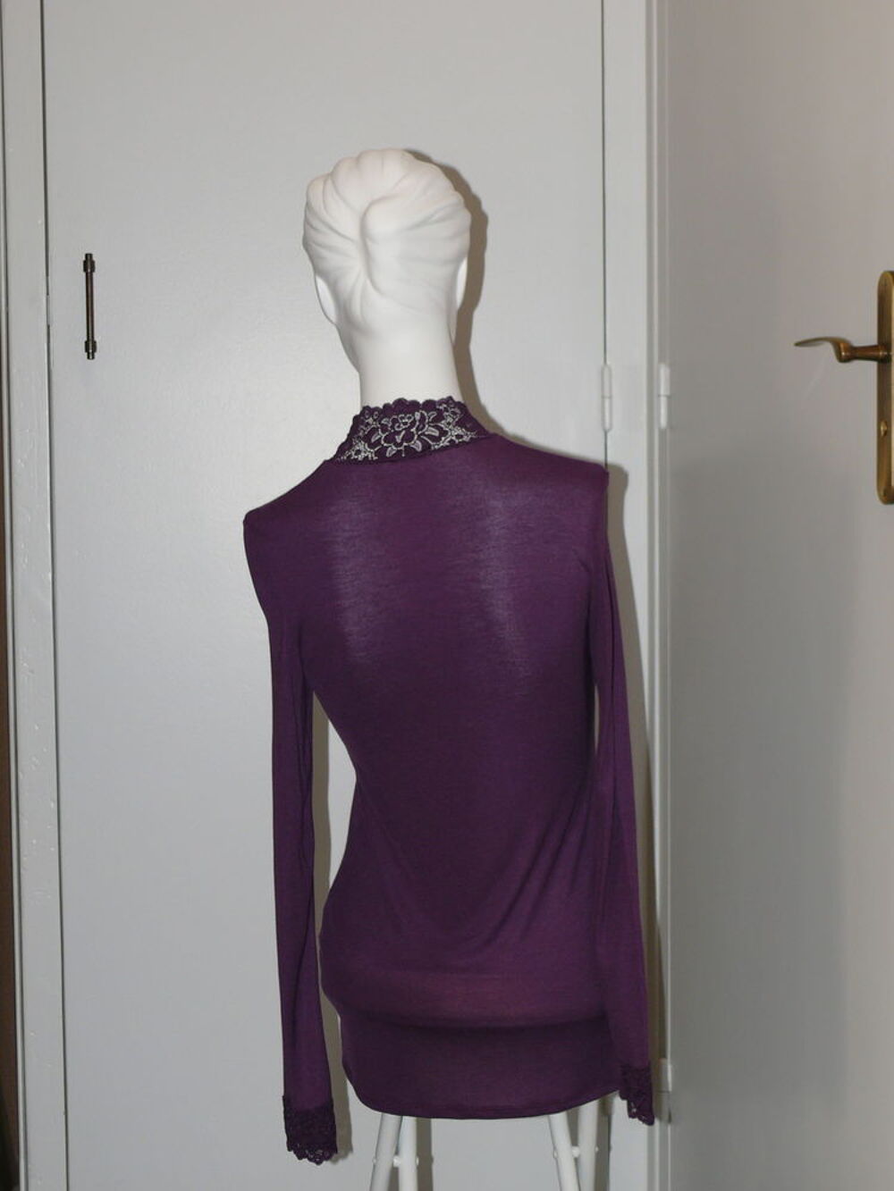 Sous-pull "DAMART" violet Vêtements