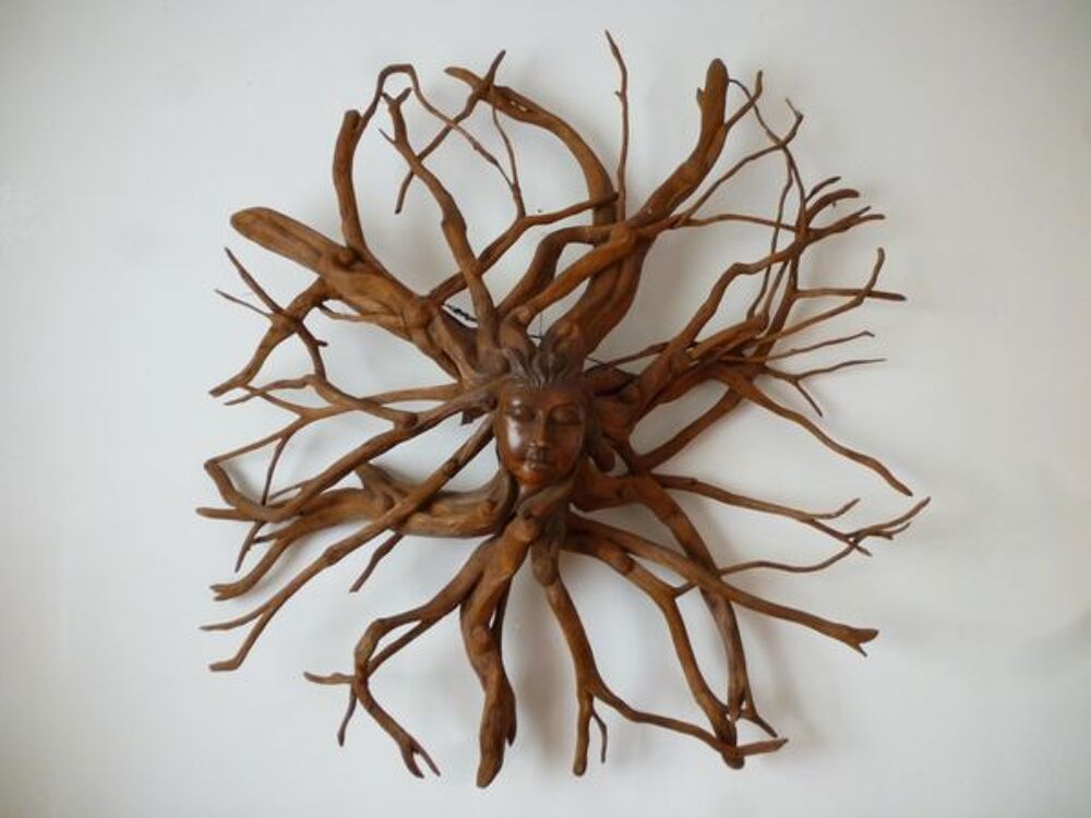 Racine bois sculpt&eacute;e - Pi&egrave;ce unique Décoration