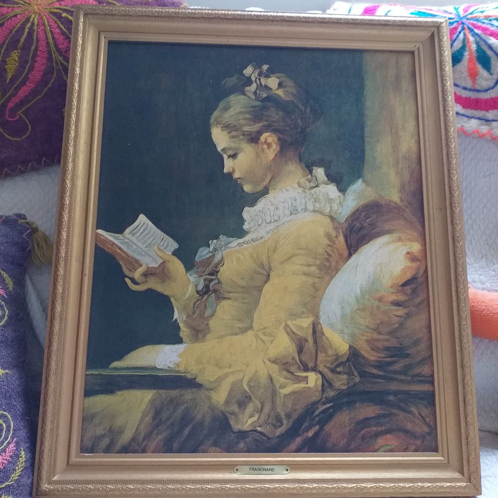 Tableau Classique "Jeune Femme Lisant" par Fragonard
Décoration