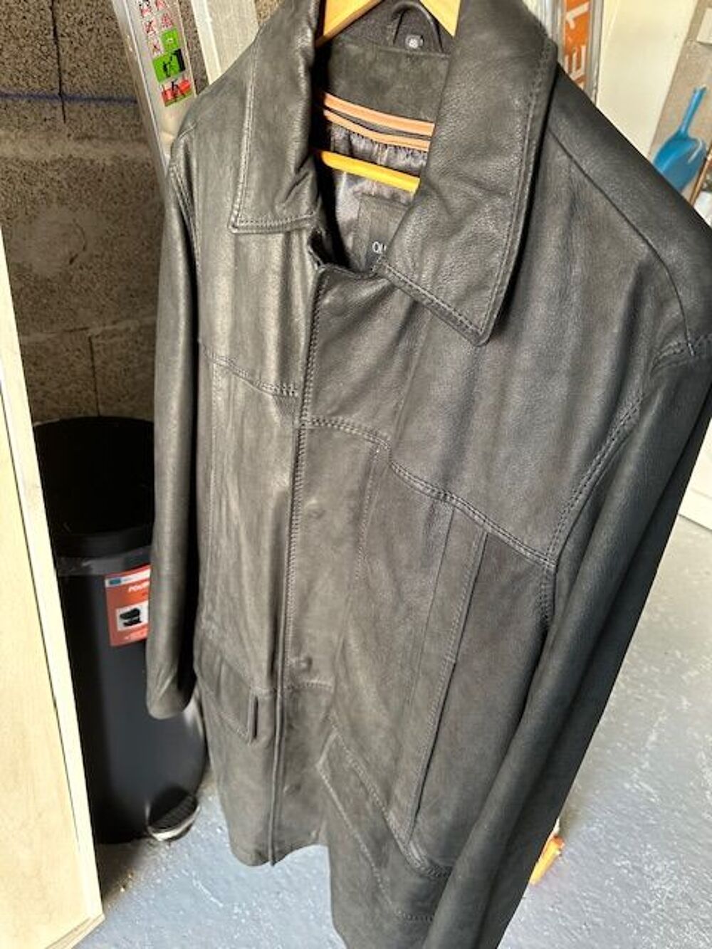 VESTE 3/4 en cuir Vêtements