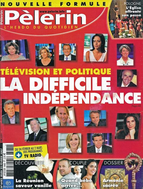 LE PELERIN Magazine n6482 2007  Michel JONASZ  2 Castelnau-sur-Gupie (47)
