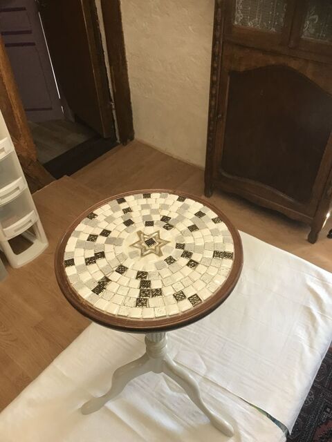 Table Gueridon  pierre toile 50 Paris 20 (75)