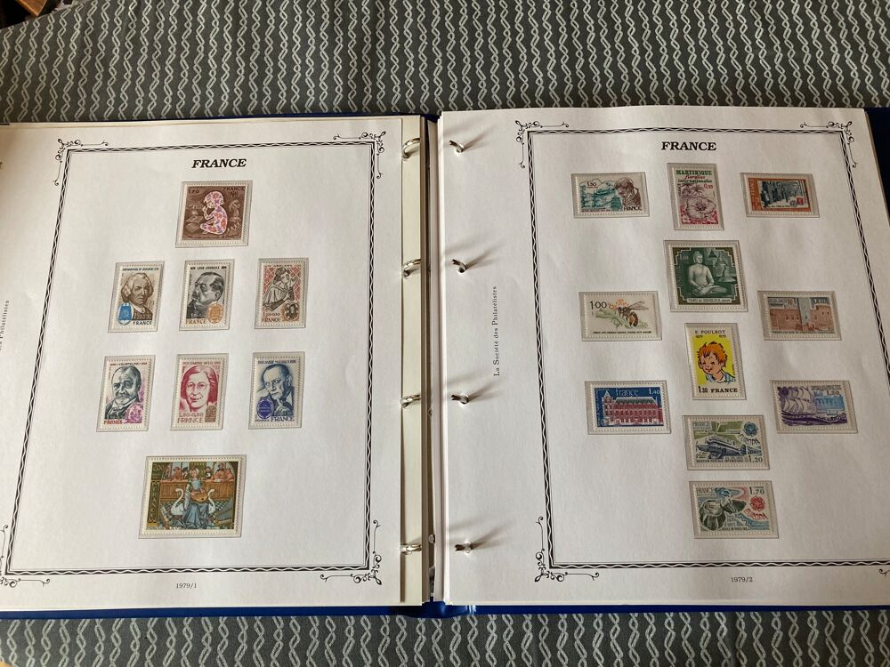 timbres ann&eacute;es compl&egrave;tes 1989/1998 neufs 