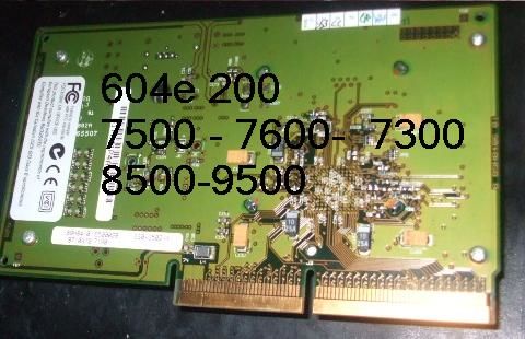 CARTE PROCESSEUR 604E  200  MHZ de mac PPC9500 80 Lampertheim (67)