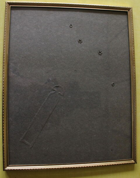 Grand Cadre laiton rectangulaire � poser ou suspendre 25 Issy-les-Moulineaux (92)