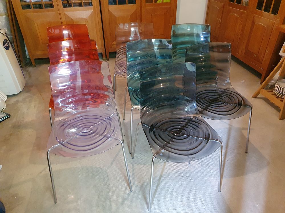chaises transparentes Meubles