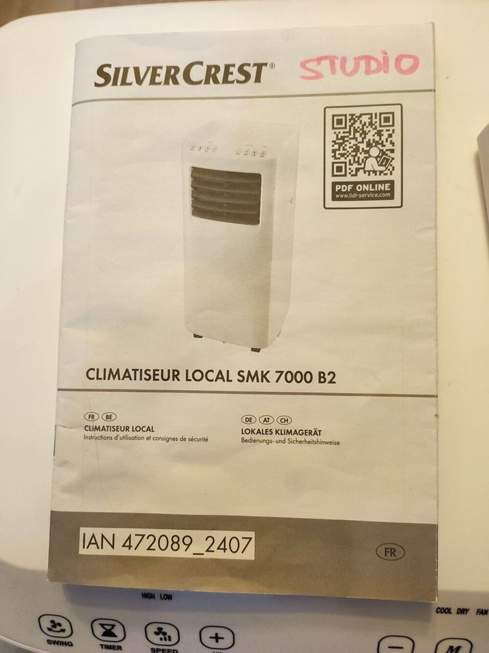Climatiseur portable Electroménager