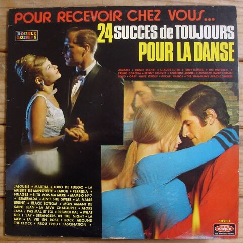24 SUCCS DE TOUJOURS POUR LA DANSE - 2 x LP - 1971 8 Tourcoing (59)