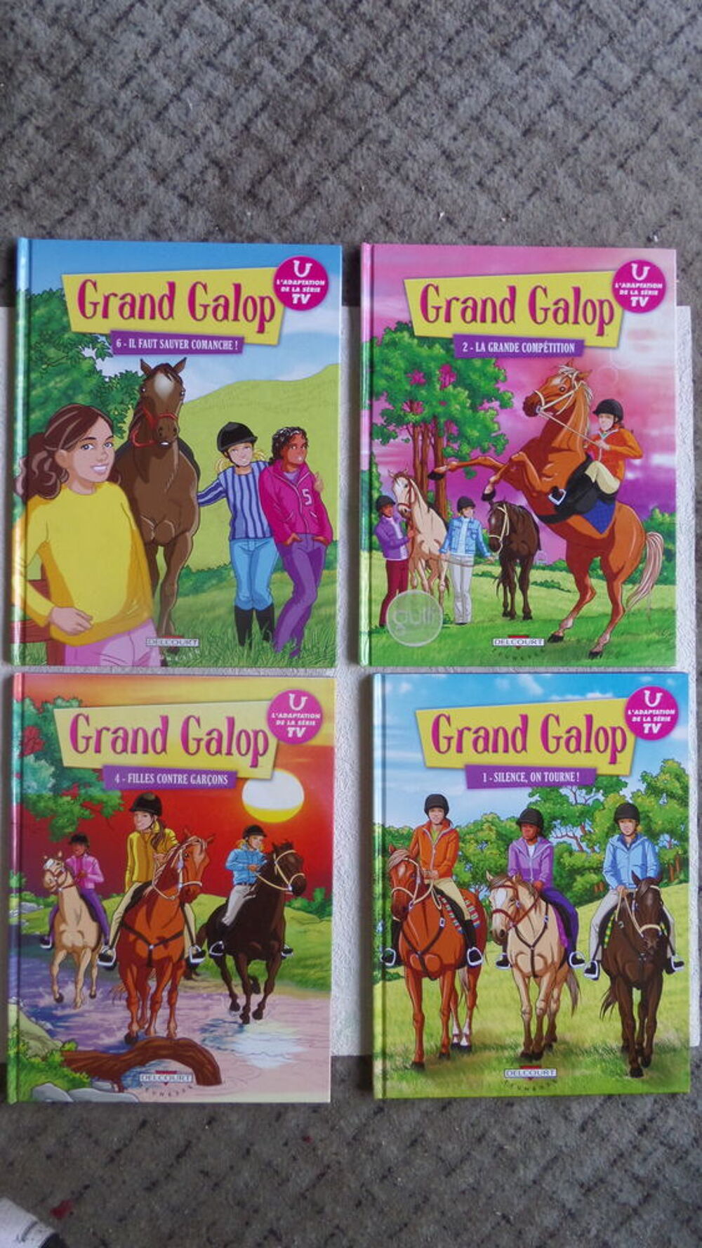 B D le grand galop..triple galop..camomille Livres et BD
